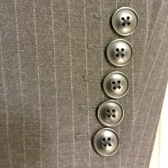 $94 Rafaella Size 10 Charcoal 2 Way Stretch Blazer - Picture 6 of 9